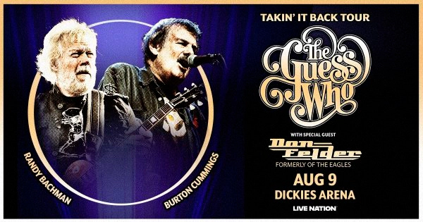 Enter to WIN tickets to The Guess Who: Takin’ It Back Tour w/ Don Felder (TEXAS DATE)