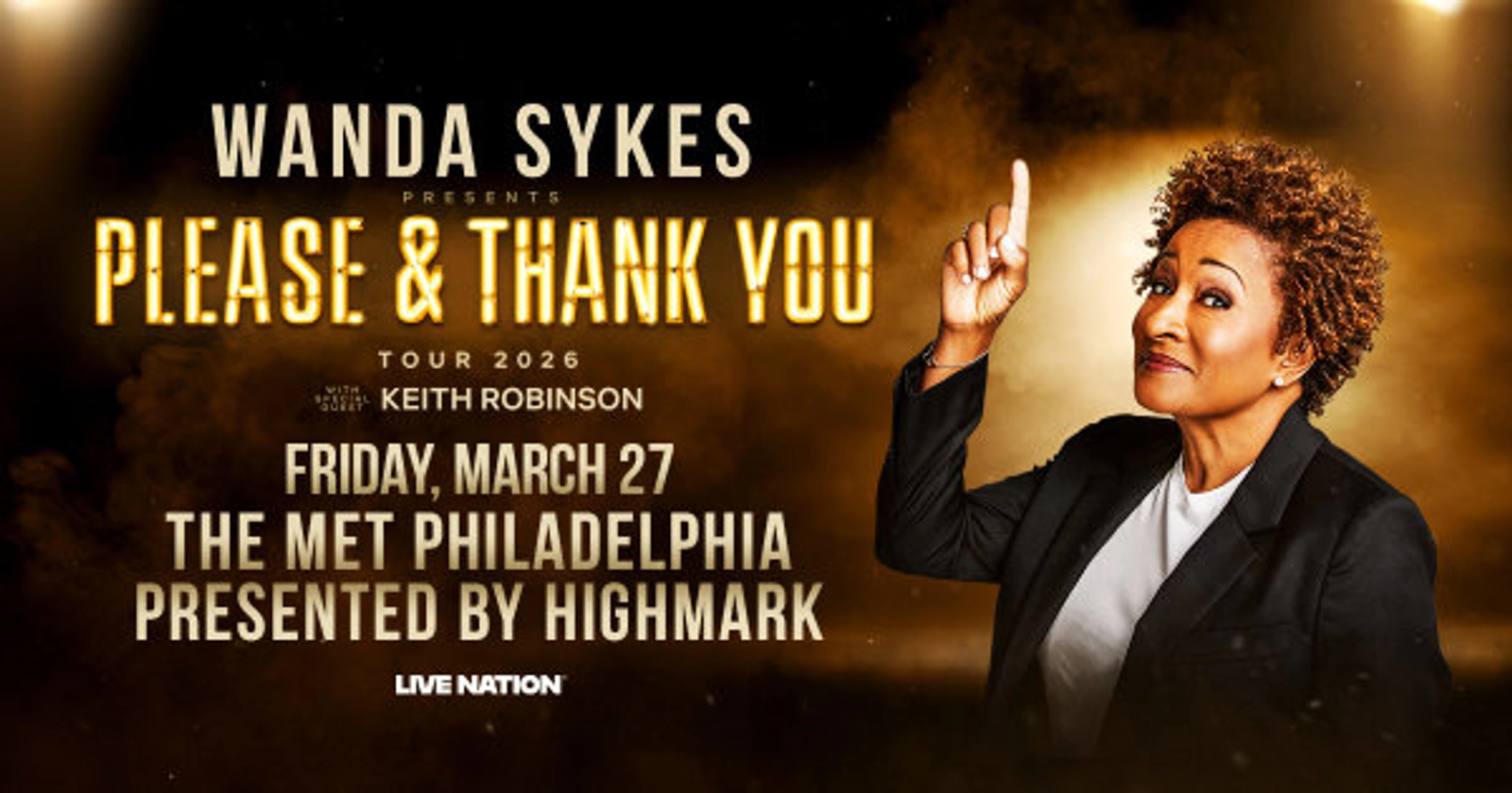 Win Tickets to see Wanda Sykes @ the Met Philadelphia on March 27th!