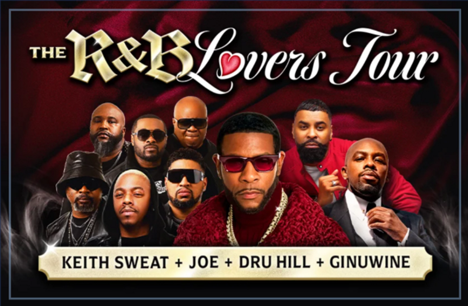 Win tickets to see THE R&B LOVERS TOUR!