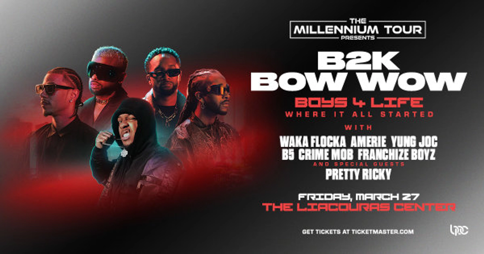 Win tix to see The Millennium Tour Presents: Boys 4 Life
