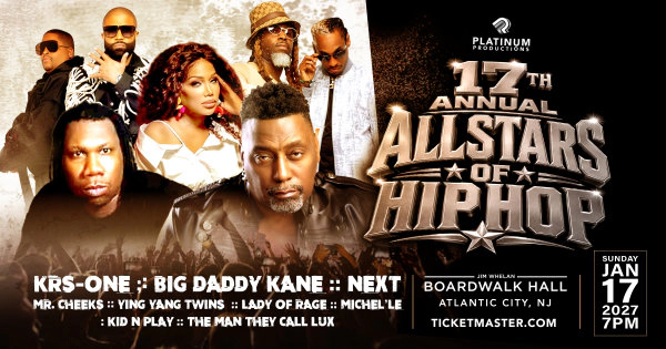 Win Tickets to All Stars of Hip Hop @ Boardwalk Hall!