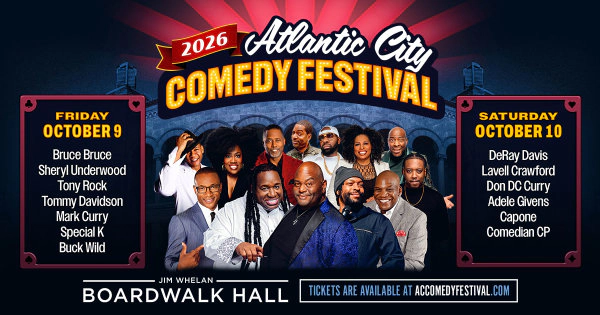 Win Tickets to the AC Comedy Fest October 9th + October 10th!