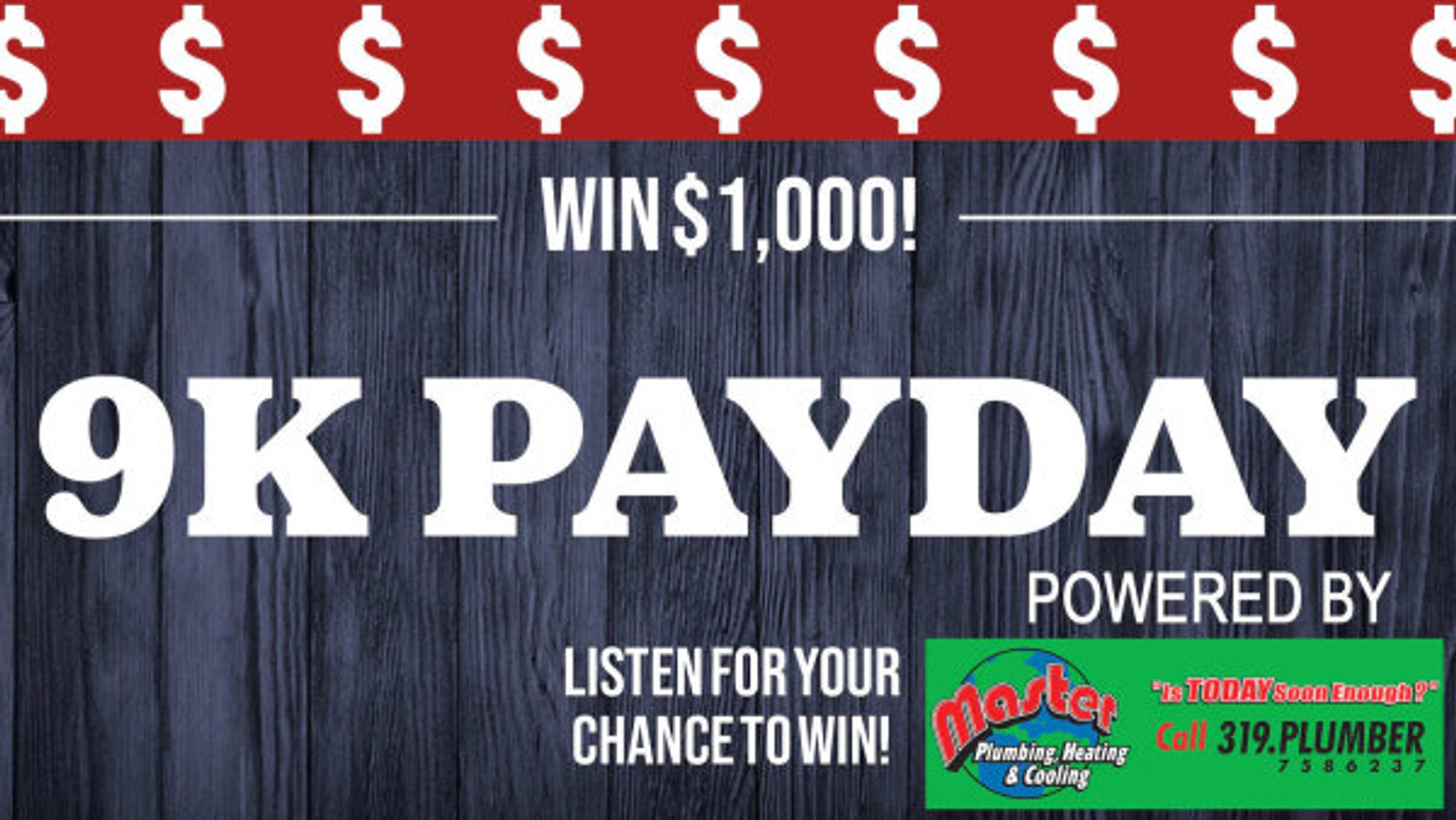 Listen to Win $1,000