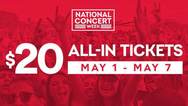 Live Nation National Concert Week:Pentatonix, The B-52's, Collective Soul & Gin Blossoms or George Clinton - Thumbnail Image