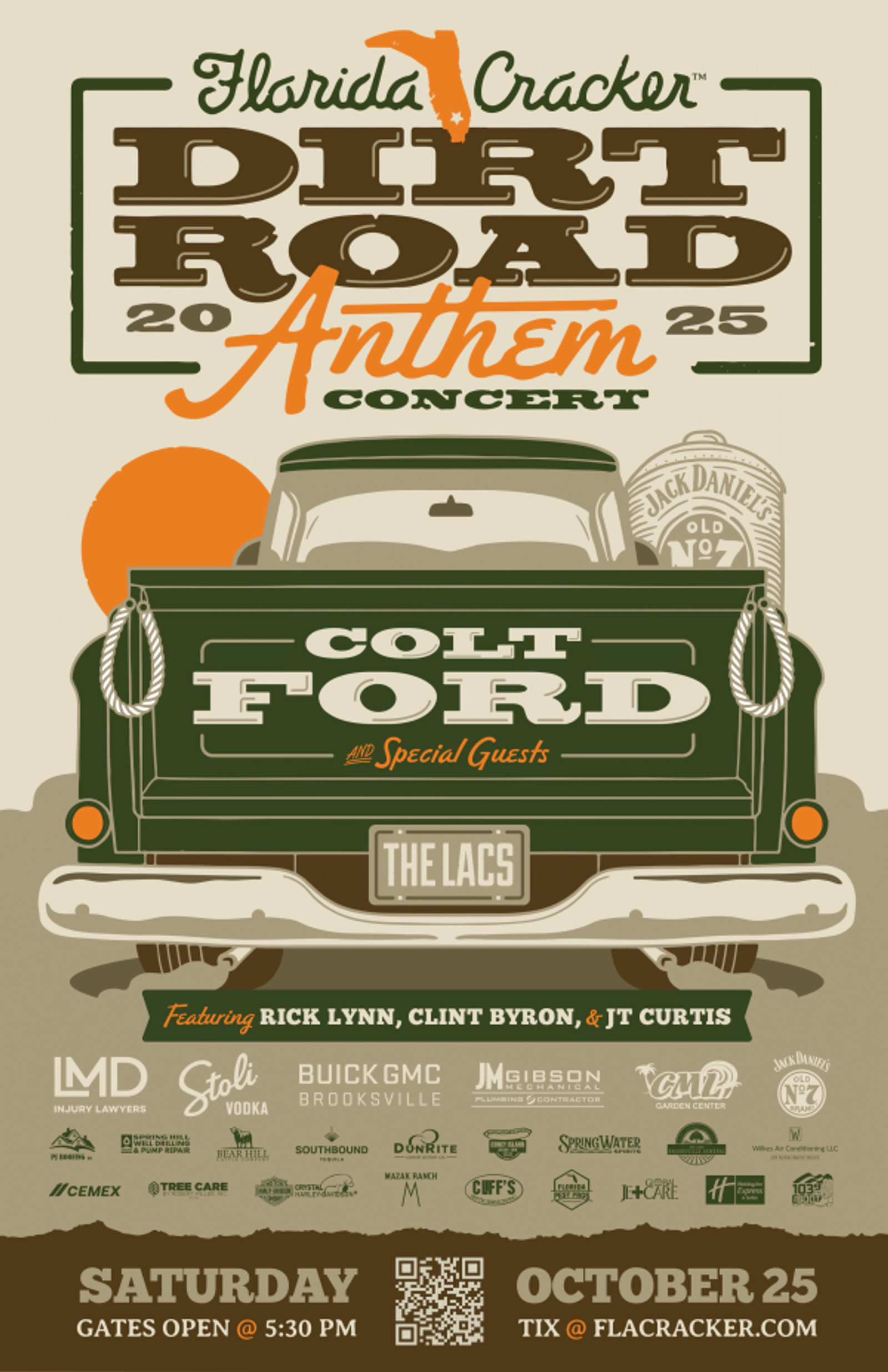 Win Into The Florida Cracker Dirt Road Anthem Concert