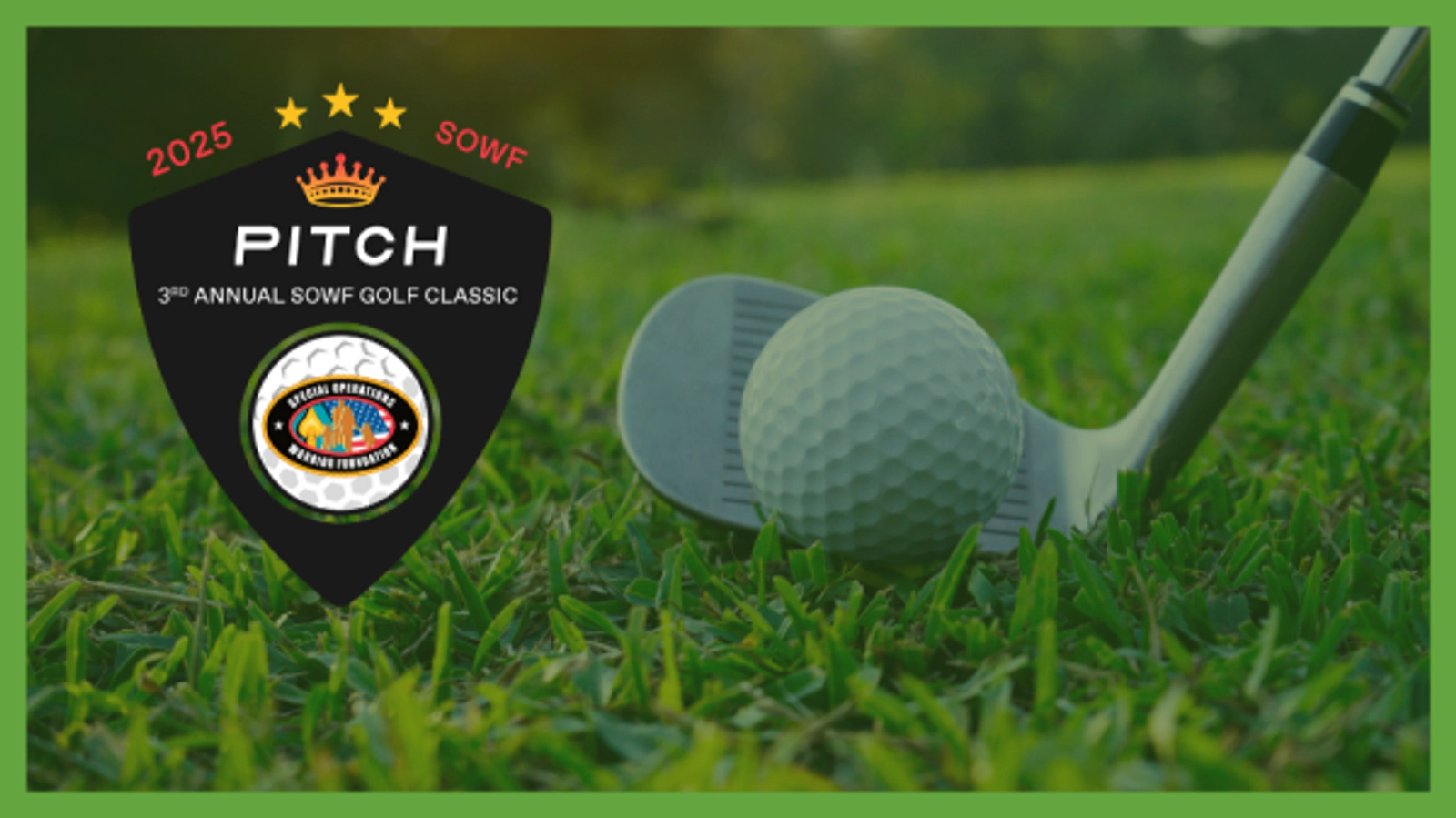 Register to Play in the  3rd Annual SOWF Golf Classic