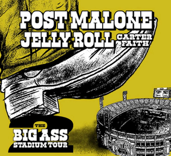 Win Post Malone / Jelly Roll Tickets!