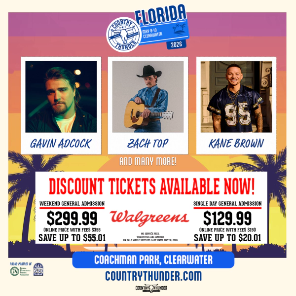 Win Tickets to Country Thunder Florida!