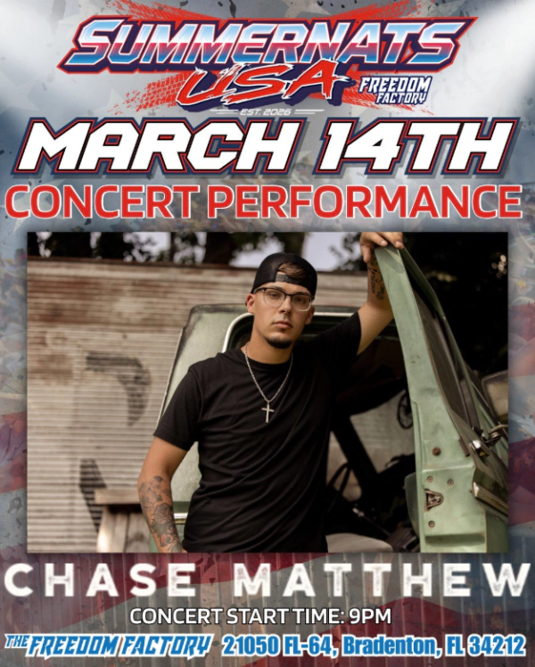 Win tickets to see Chase Matthew live at the Freedom Factory!