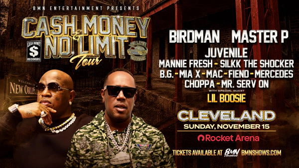Win Tickets to the Cash Money & No Limit Tour at Rocket Arena