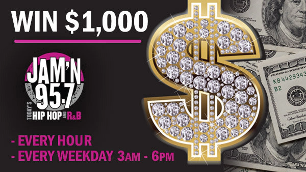 Listen to Win $1,000 Every Hour! - Thumbnail Image