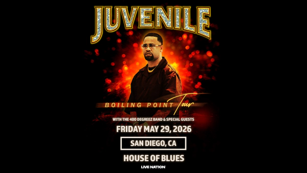 Win tickets to see Juvenile at House of Blues San Diego on May 29th!