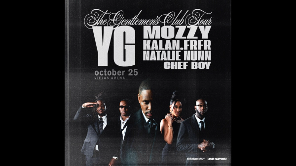 Win Tickets to See YG at The Viejas Arena on October 25th!