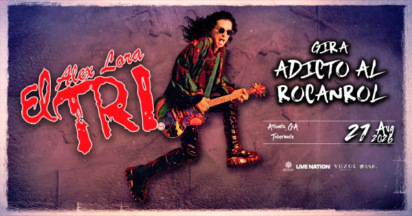 ¡Gana entradas para Alex Lora en Coca-Cola Roxy!