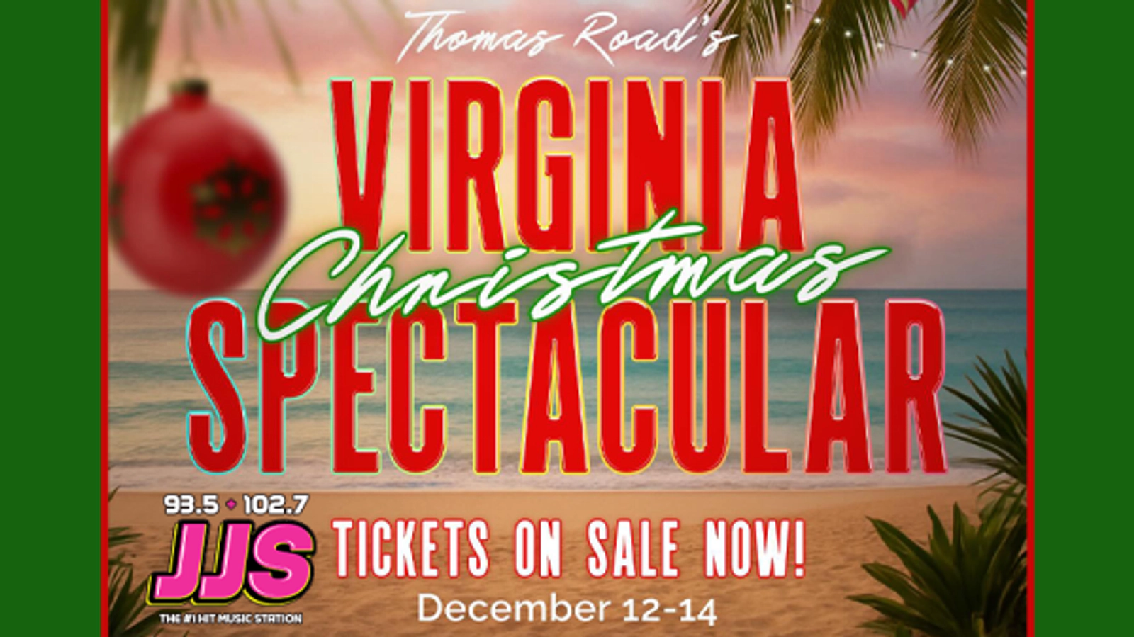Win a Family 4-Pack of Tickets to the Virginia Christmas Spectacular at TRBC!