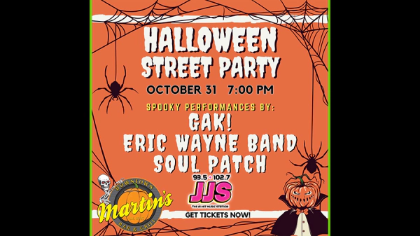 Win Tickets to Martin's Downtown HALLOWEEN STREET PARTY!