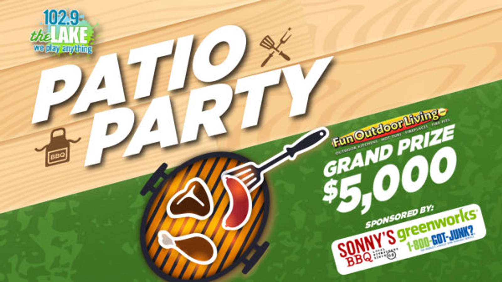 Win a 102.9 The Lake Patio Party! - Thumbnail Image