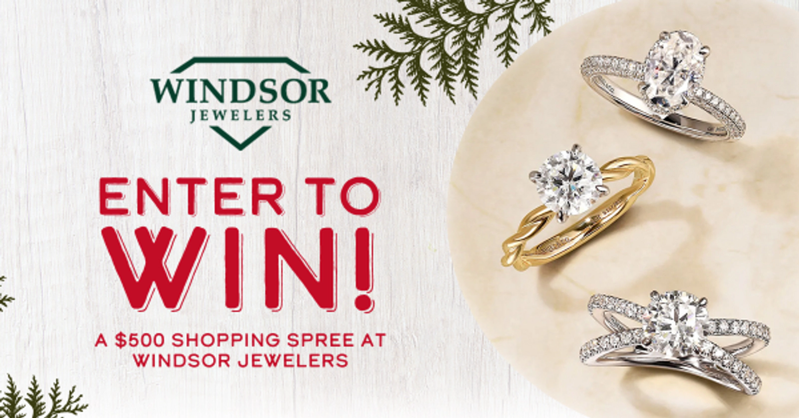 Windsor Jewelers $500 Shopping Spree