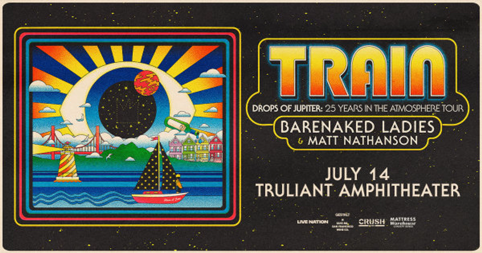 Enter to Win Tickets to Train at Truliant Amphitheater!