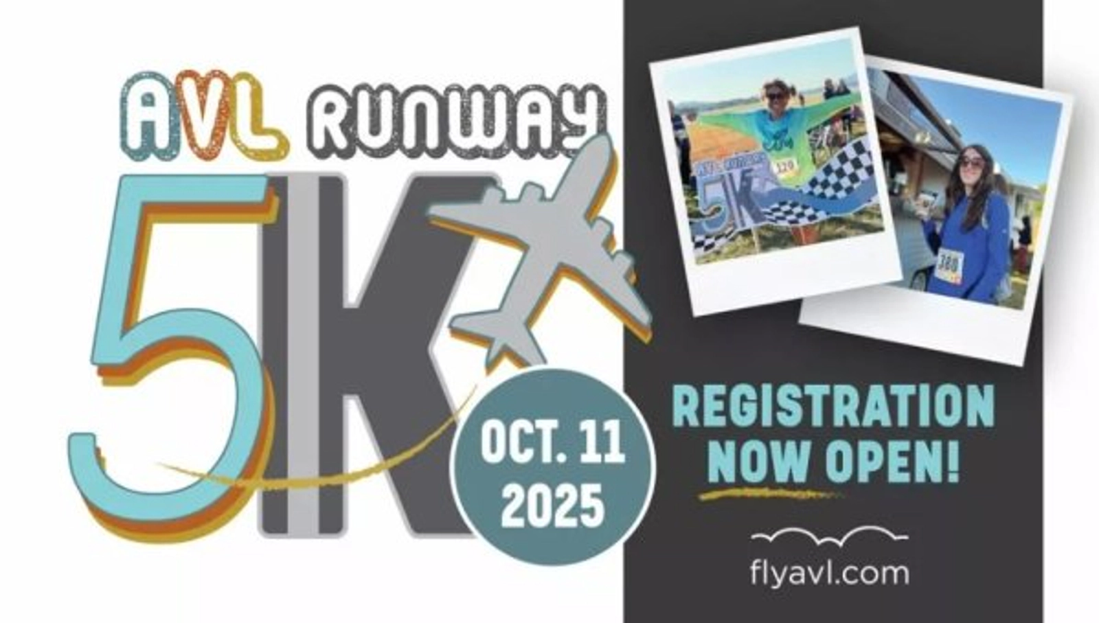 Win 2 Free Registrations for the AVL Runway 5K!