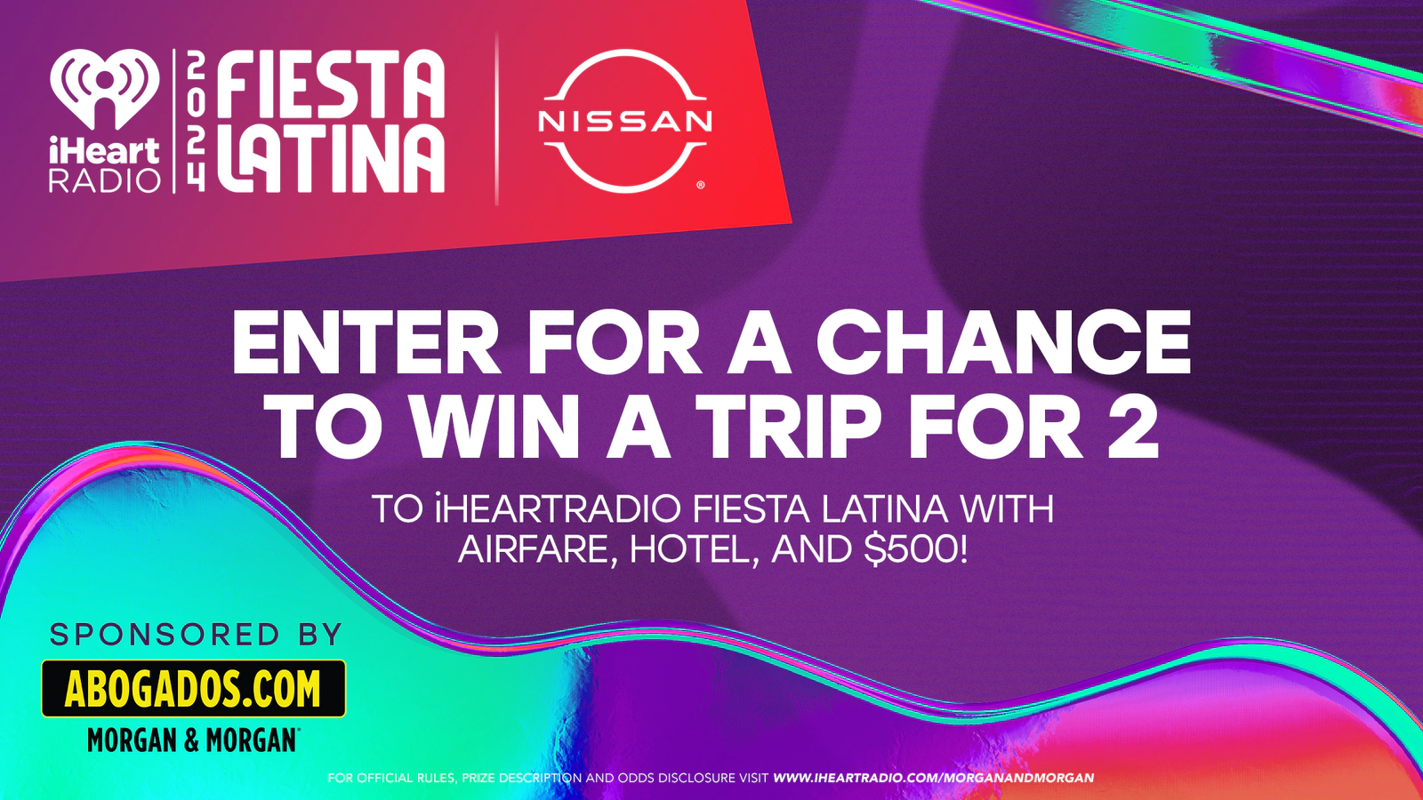 Win a trip for 2 to Fiesta Latina in Miami and 500! XL1067 XL1067
