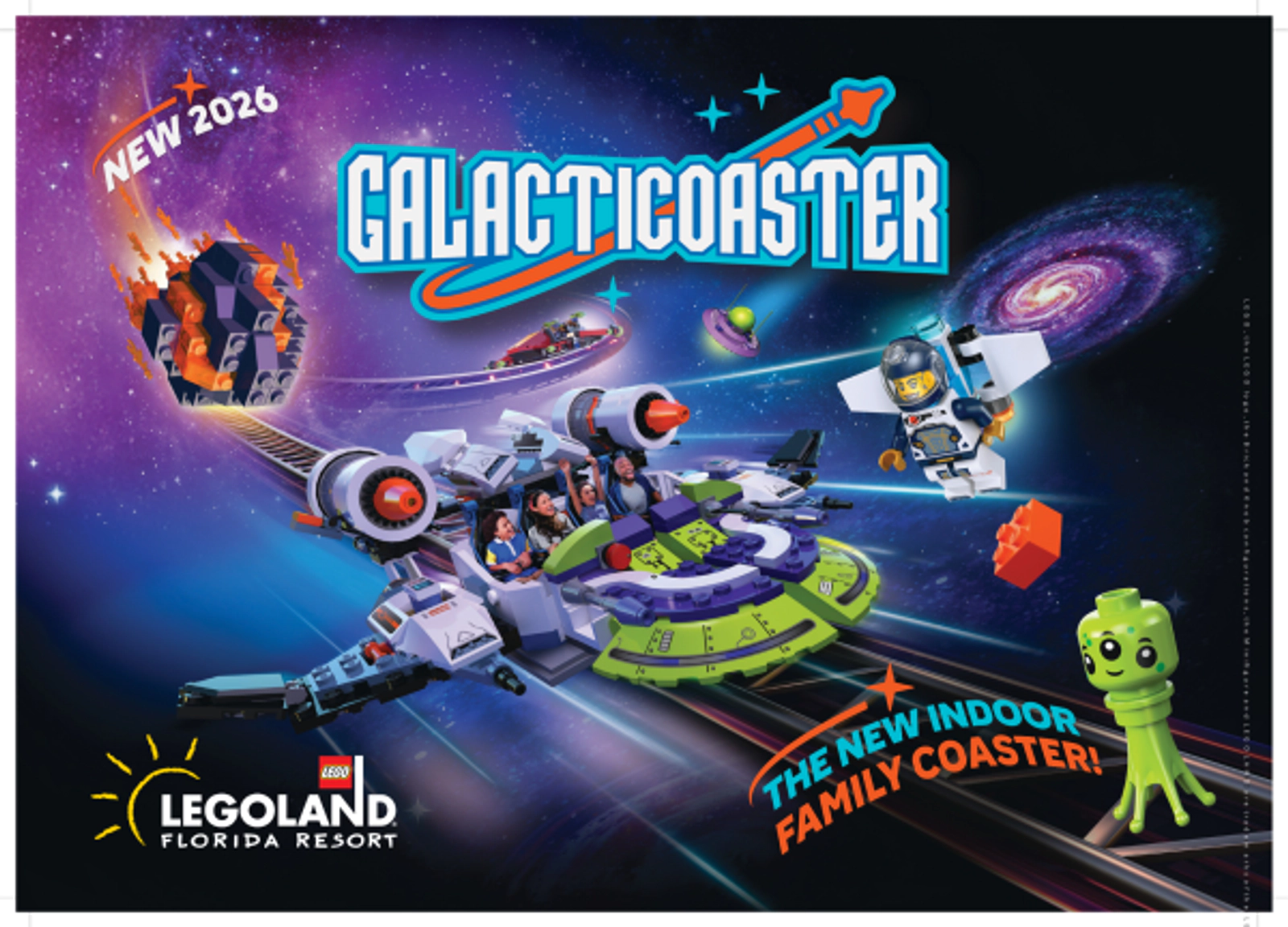 Win Tickets to Ride the New Galacticoaster at LEGOLAND® Florida Resort!