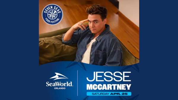 Jesse McCartney at SeaWorld Seven Seas Food Festival 