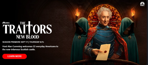 ENTER HERE FOR A CHANCE TO WIN $250 FROM THE TRAITORS: NEW BLOOD