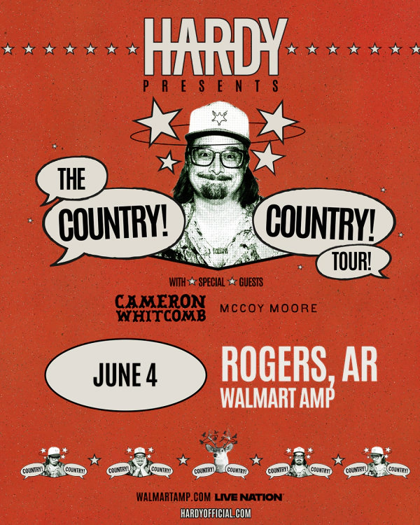 Win Tickets for Hardy at the Walmart AMP!