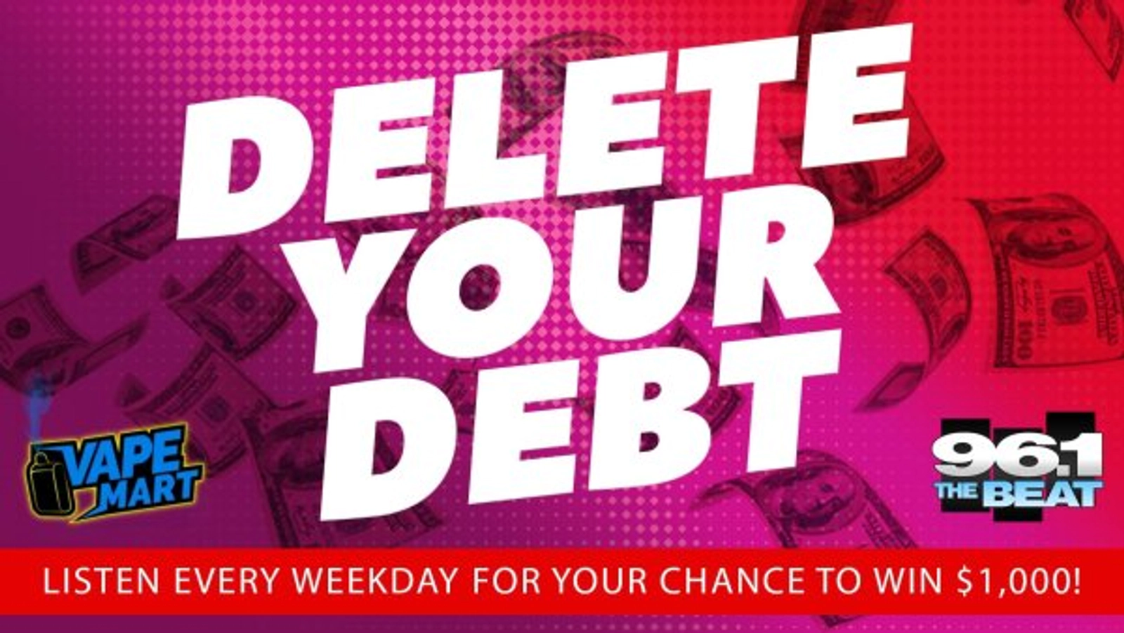 Listen to Win $1,000