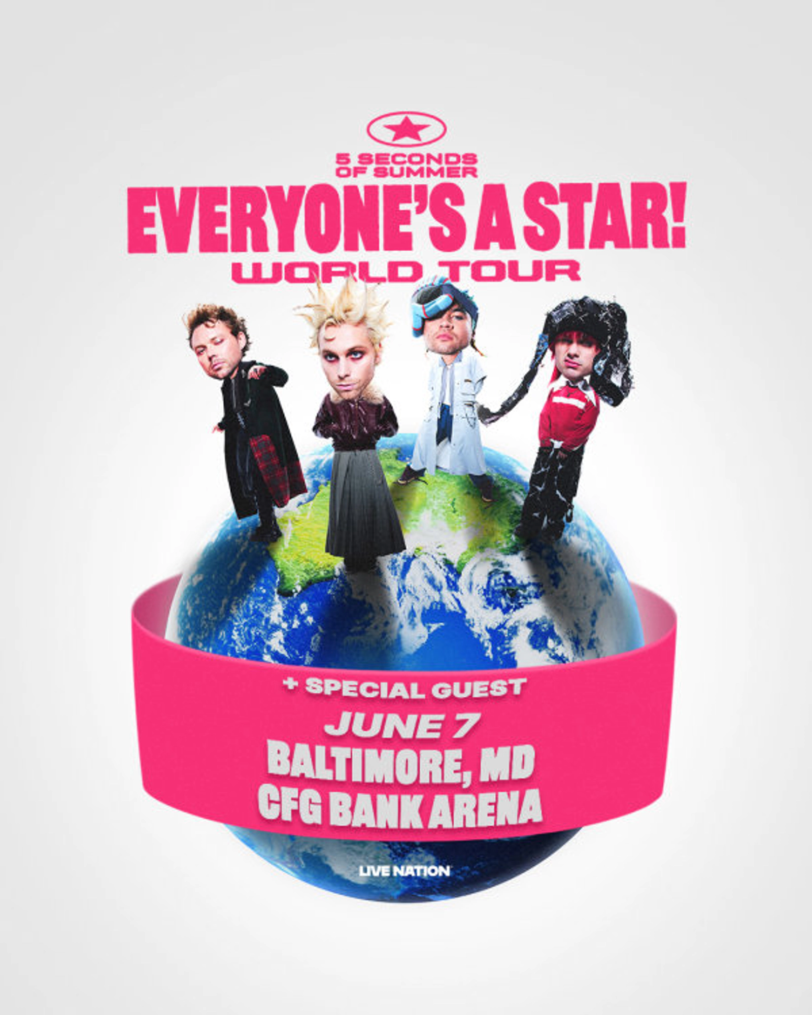 5 Seconds of Summer | CFG Bank Arena 6/7/26 | Win on-air with Mike Klein!