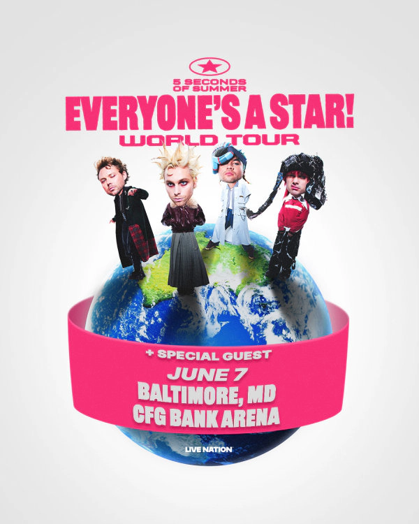 5 Seconds of Summer | CFG Bank Arena 6/7/26 | Win on-air with Mike Klein!