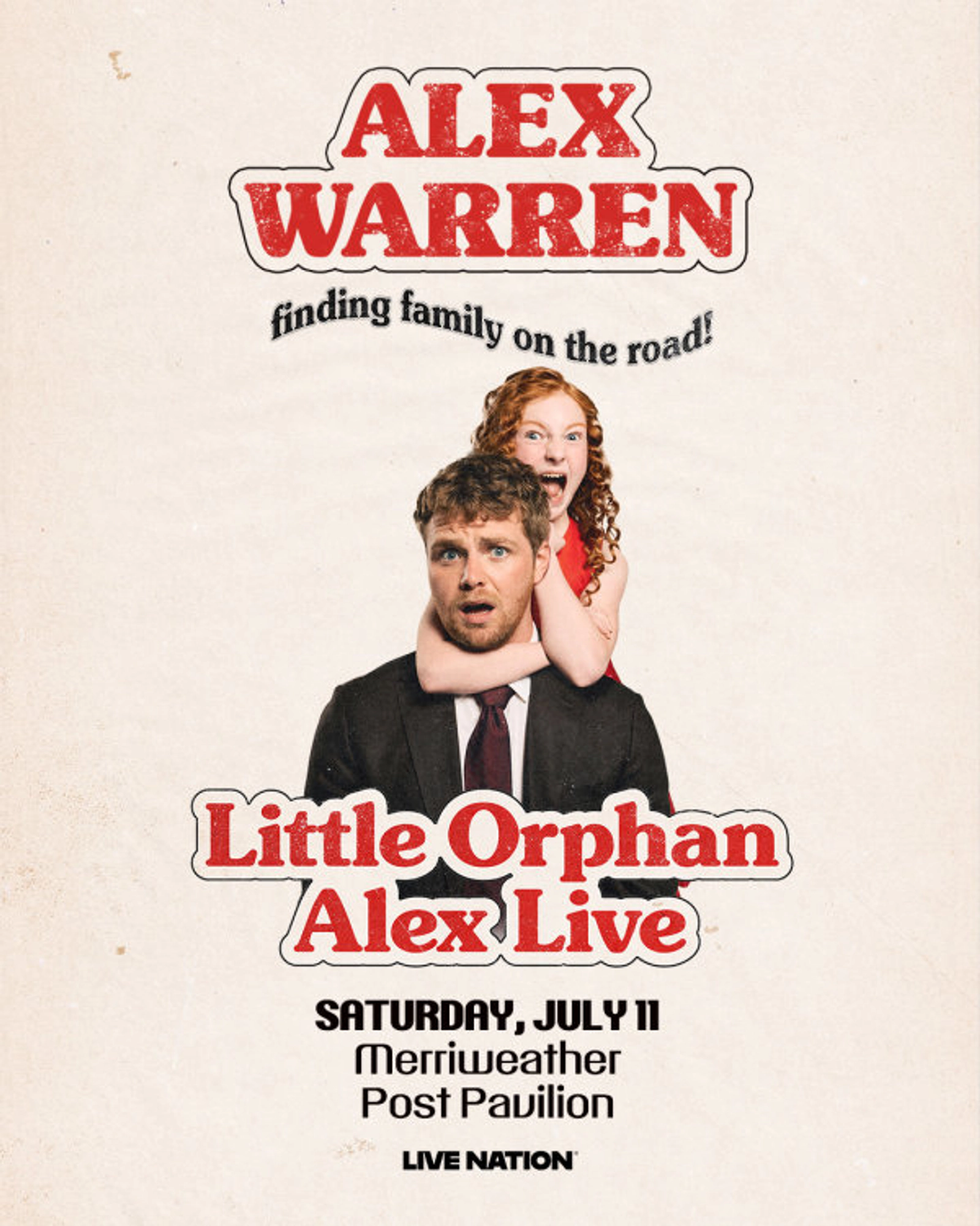 Alex Warren | Merriweather Post Pavilion 7/11/26 | Win on-air with Mike Klein!