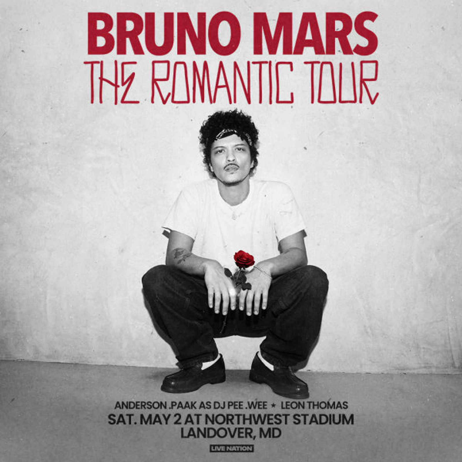 Text for a chance to win Bruno Mars tickets!