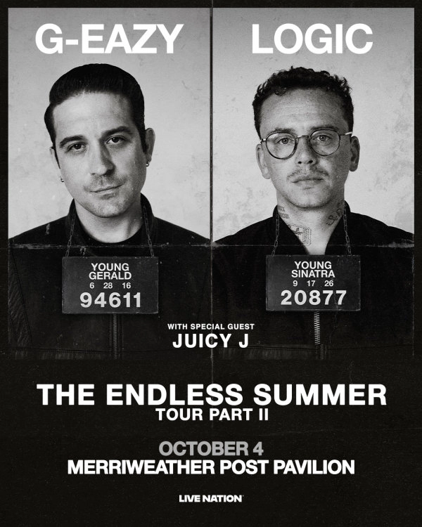 Win Tickets | G-Eazy & Logic at Merriweather Post Pavilion | 10/4/26
