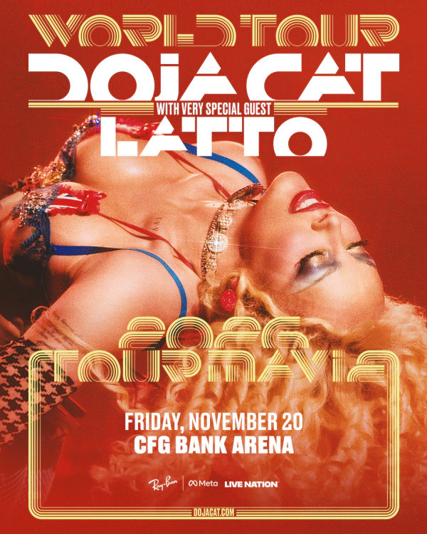 Doja Cat | CFG Bank Arena 11/20/26 | Win on-air Mike Klein!