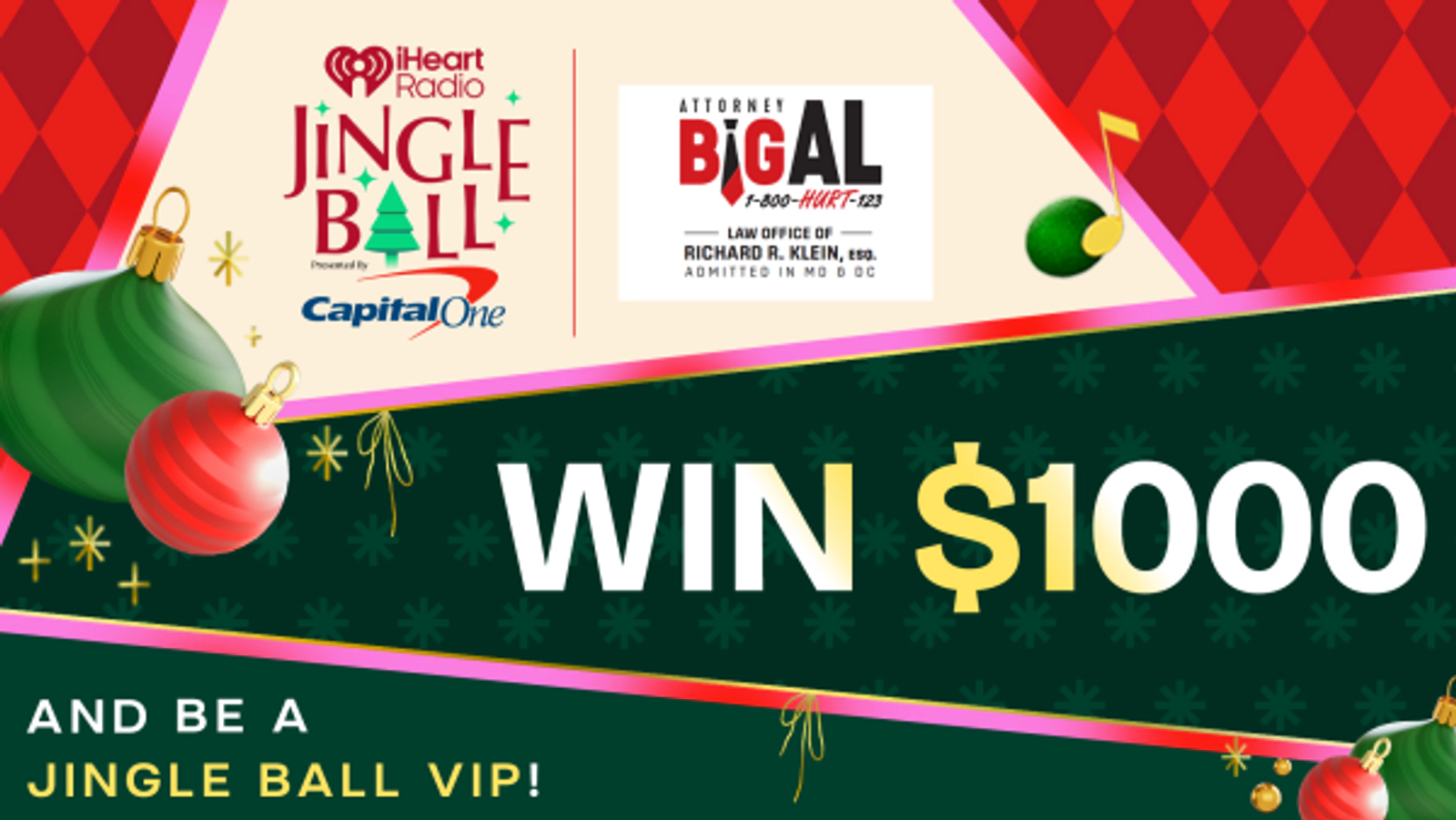 Listen To Win $1,000 & Be A Jingle Ball VIP