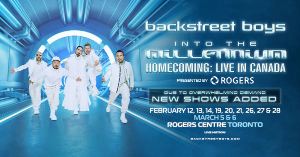 Win Tickets to see the Backstreet Boys!