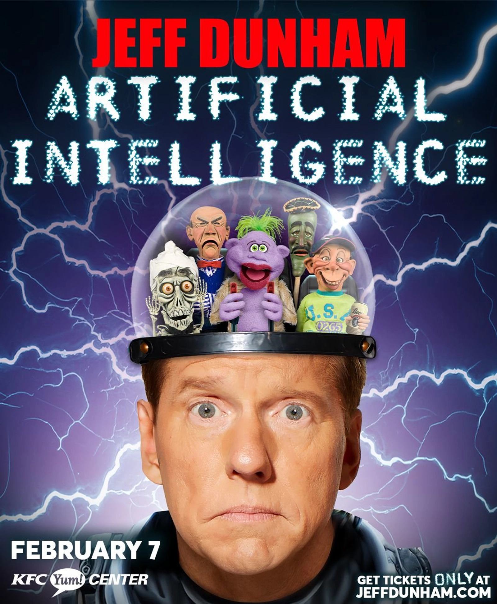 Jeff Dunham at KFC YUM! Center on Feb. 7, 2025 95.7 QMF 95.7 QMF