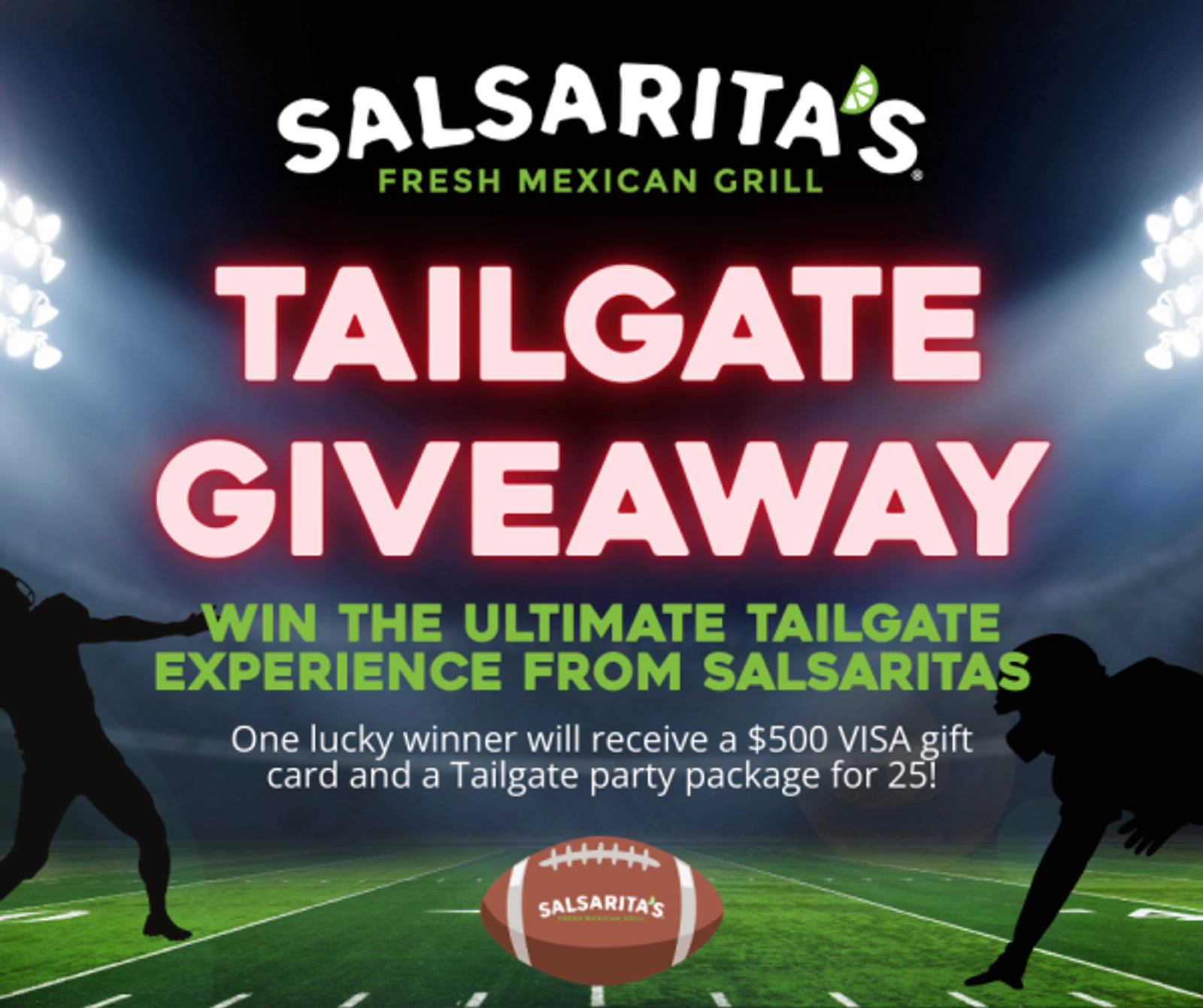 Salsarita's Tailgate Giveaway 2025