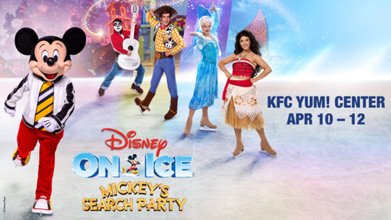 Disney On Ice: Mickey's Search Party Tickets at KFC Yum! Center on April 10-12th!