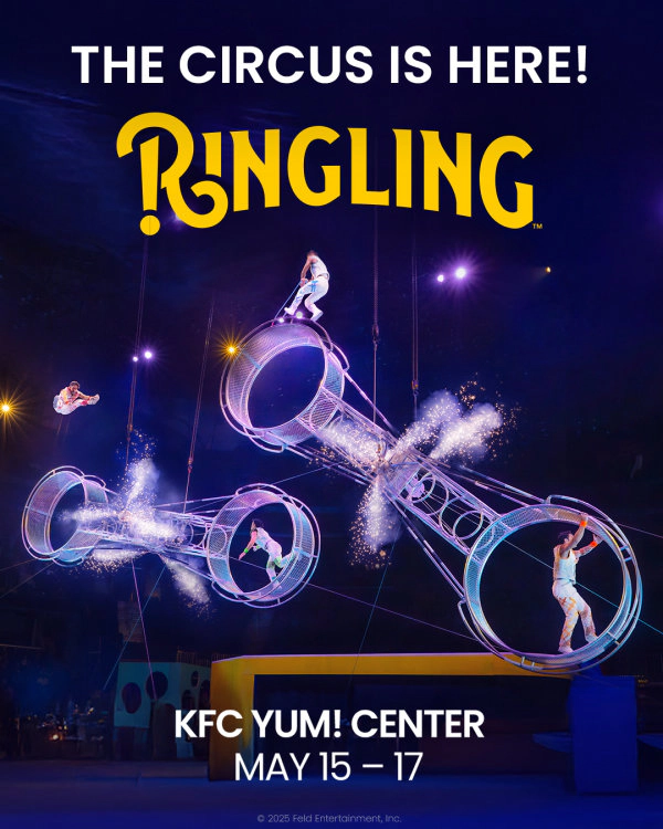 Ringling Brothers Circus at KFC YUM! Center on May 15 - 17th, 2026