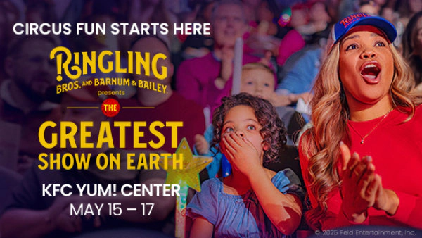 Ringling Brothers Circus @ KFC Yum! Center on 05.15-05.17.26
