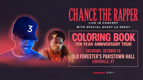 Chance the Rapper @ Paristown Hall 10.10.26 Ticket Giveaway