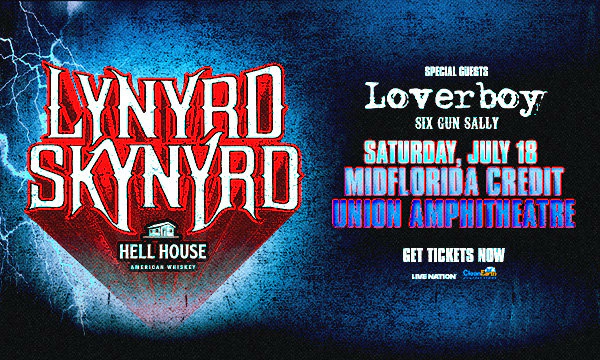 Lynyrd Skynyrd coming to The MidFlorida Credit Union Amphitheatre on July 18th!!!