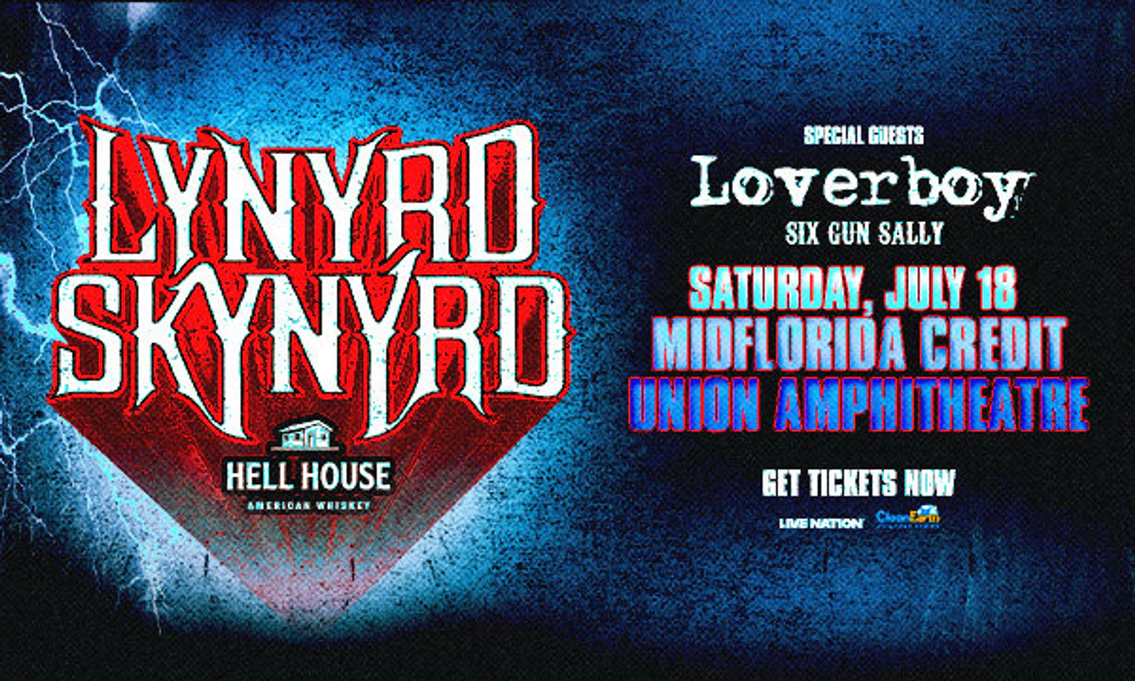 Lynyrd Skynyrd coming to The MidFlorida Credit Union Amphitheatre on July 18th!!!