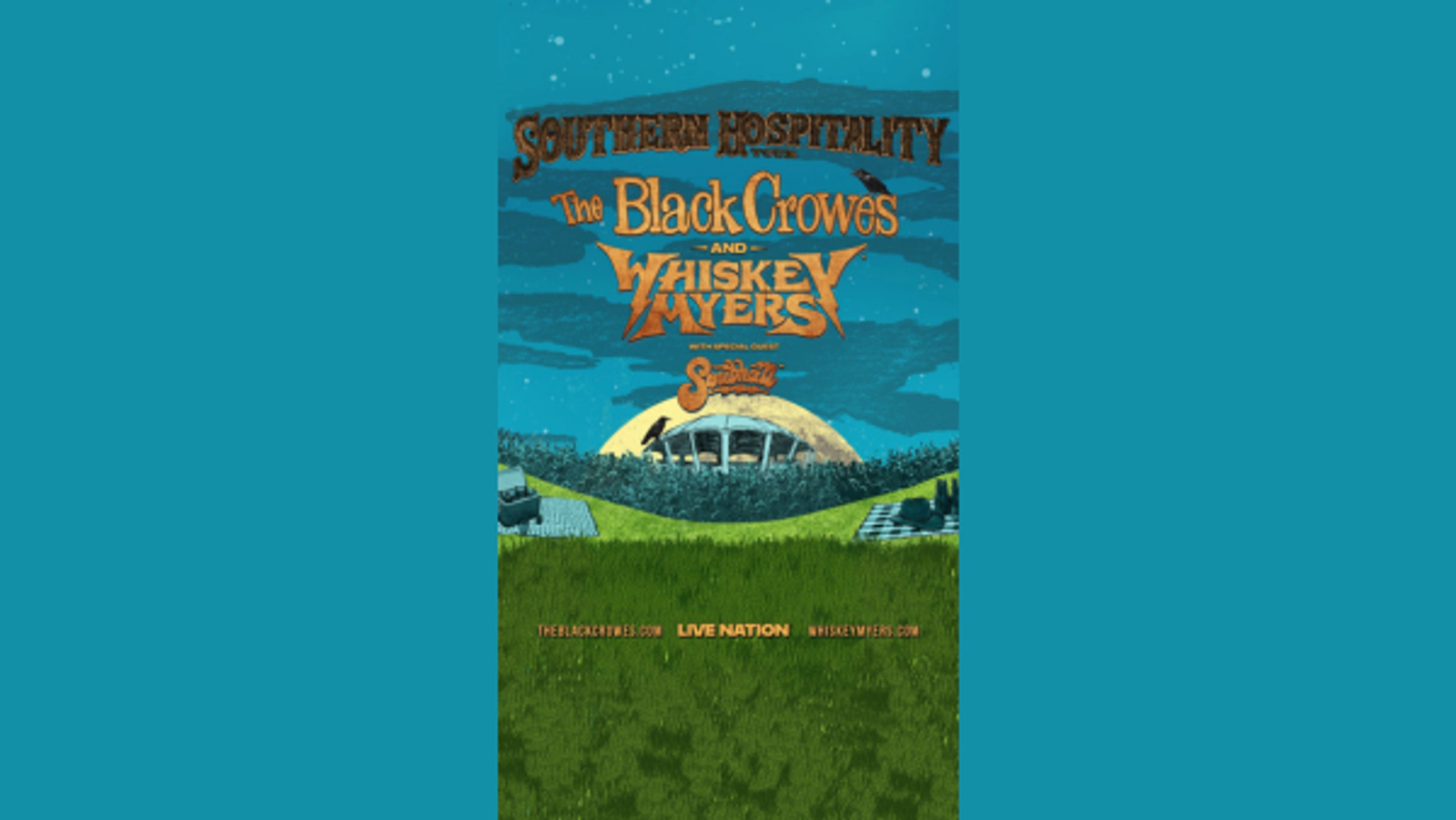 Win Tickets to see The Black Crowes and Whiskey Myers at the Credit Union Amphitheatre