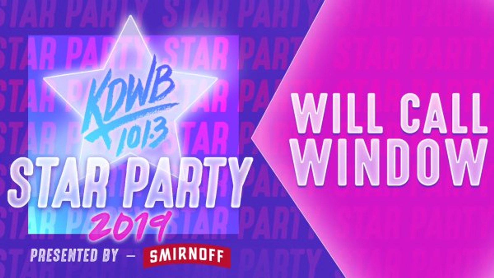 Enter the KDWB Star Party Will Call Window - Thumbnail Image