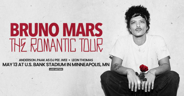 Win Tickets to See Bruno Mars on May 13th