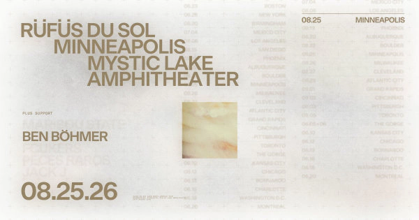 Win Tickets to see RÜFÜS DU SOL on Aug 25th